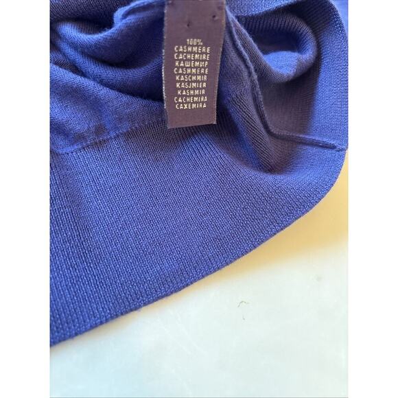 Ralph Lauren Purple Label Men's Lightweight 100% Cashmere Crewneck Sweater L - Picture 5 of 7